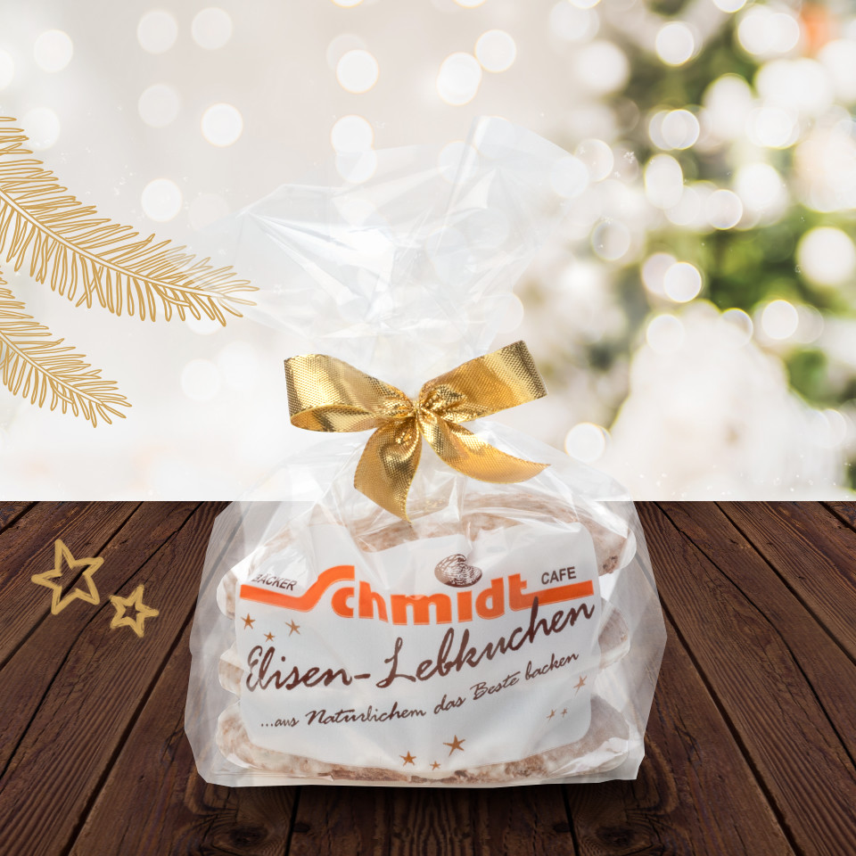 3er Elisenlebkuchen - Weiße Zuckerglasur