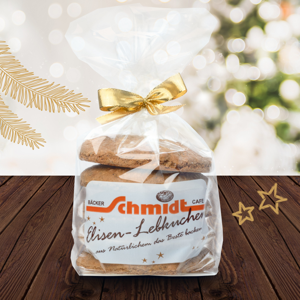5er Elisenlebkuchen - Natur ohne Glasur