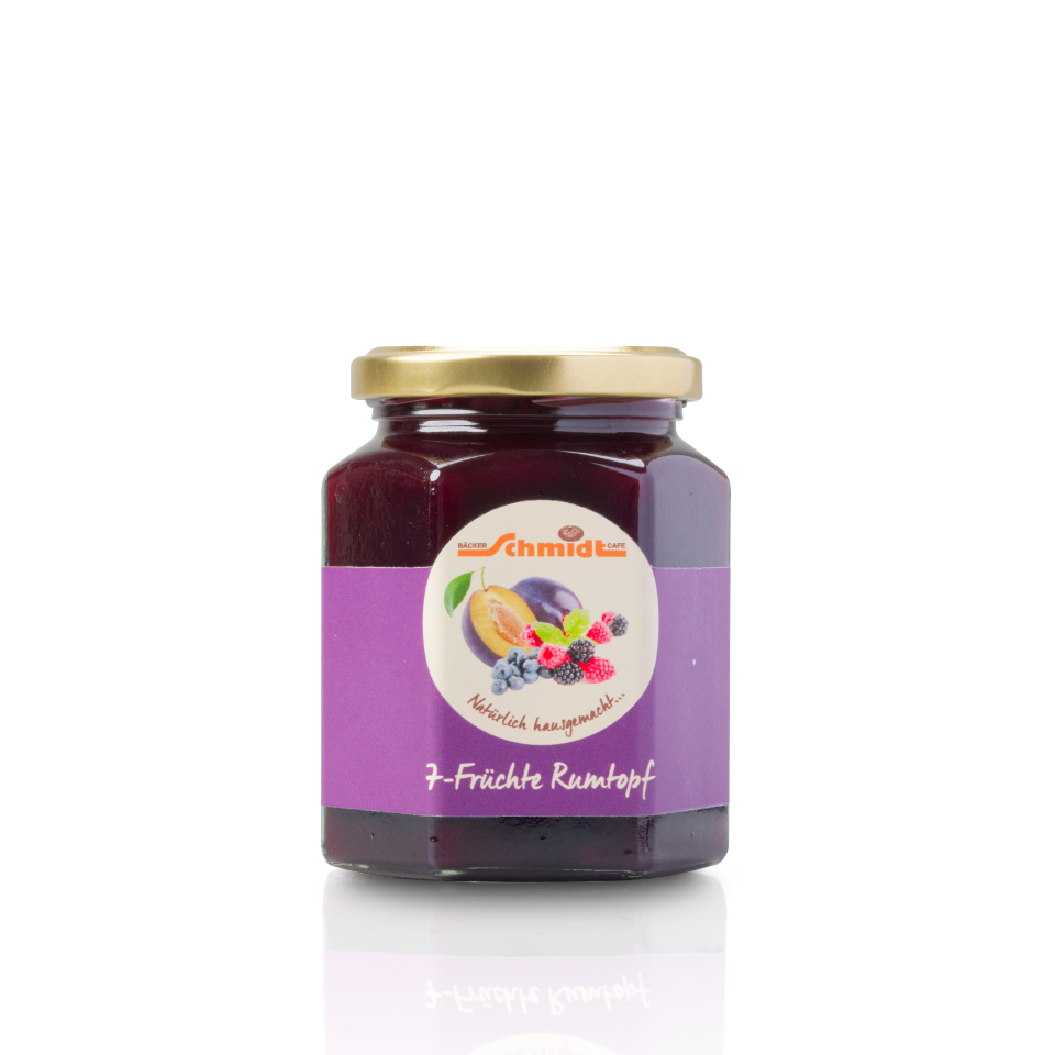 7-Früchte Rumtopf - Fruchtaufstrich, 280gr