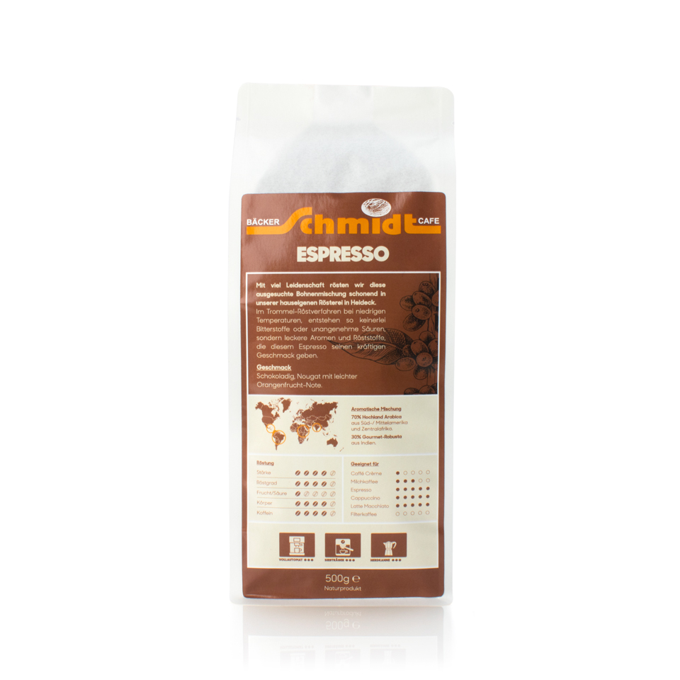 Espresso, hausgeröstet, 500g