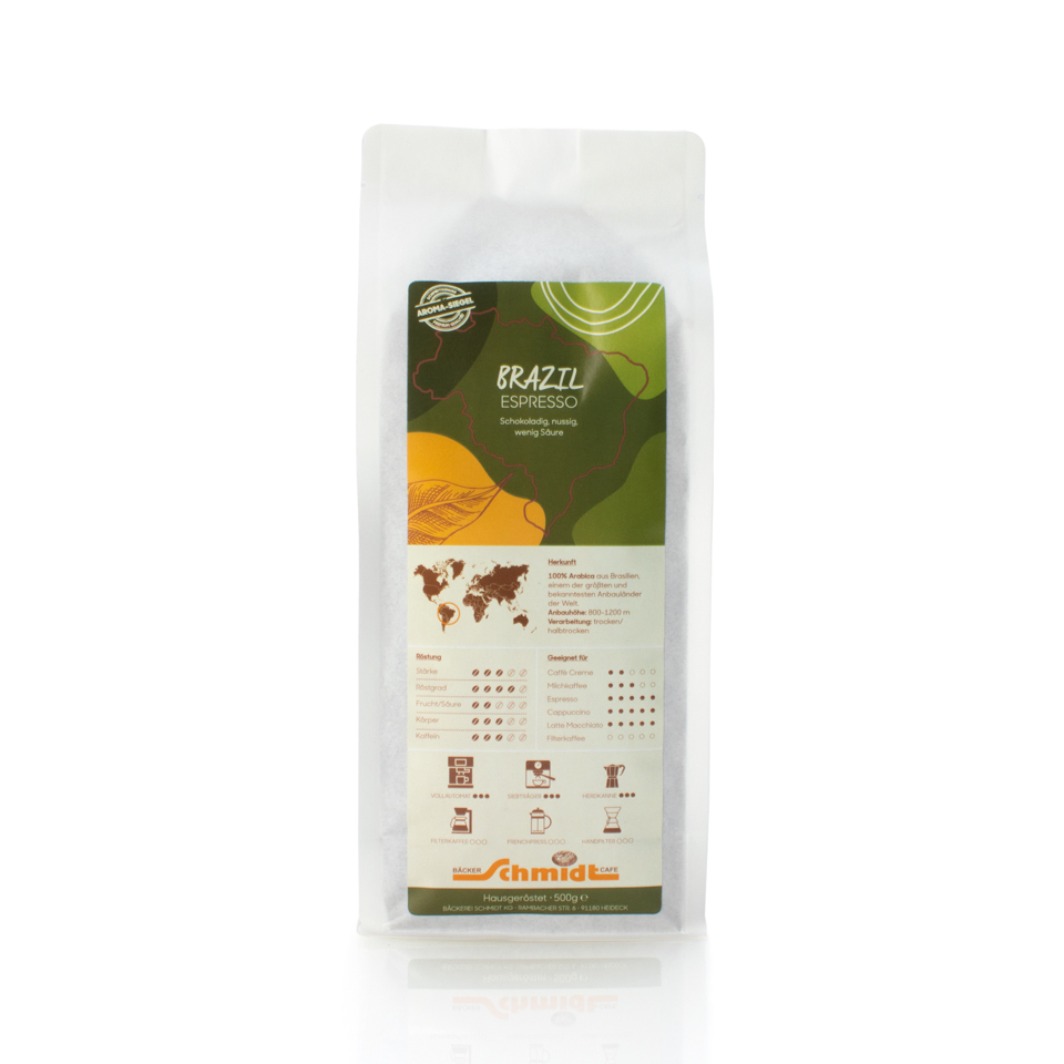 Länderspezialitäten - Brazil - Espresso, hausgeröstet